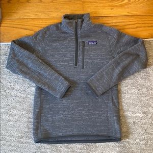 Patagonia better sweater 1/4 zip Nickel